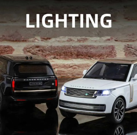 Automachetă Land Rover Range Rover Sport din Metal, 1:32, Funcție Pull-Back, Uși, Capotă și Portbagaj Deschizătoare, Lumină și Sunet, 16.5 cm [3]