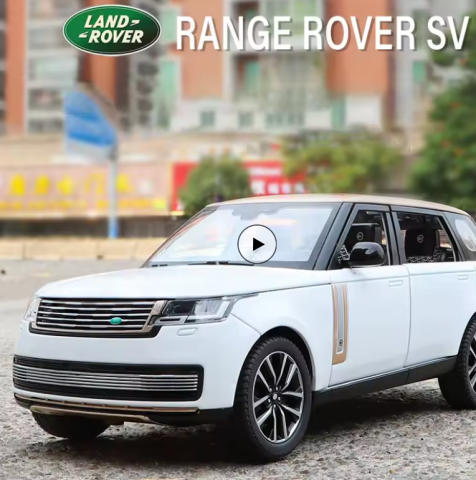 Automachetă Land Rover Range Rover Sport din Metal, 1:32, Funcție Pull-Back, Uși, Capotă și Portbagaj Deschizătoare, Lumină și Sunet, 16.5 cm [2]
