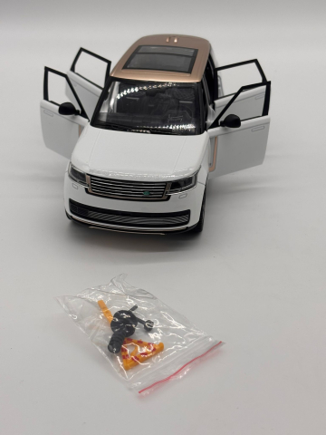 Automachetă Land Rover Range Rover Sport din Metal, 1:24, Funcție Pull-Back, Uși, Capotă și Portbagaj Deschizătoare, Lumină și Sunet, 22cm [18]