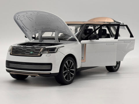 Automachetă Land Rover Range Rover Sport din Metal, 1:24, Funcție Pull-Back, Uși, Capotă și Portbagaj Deschizătoare, Lumină și Sunet, 22cm [9]