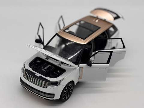 Automachetă Land Rover Range Rover Sport din Metal, 1:24, Funcție Pull-Back, Uși, Capotă și Portbagaj Deschizătoare, Lumină și Sunet, 22cm [17]