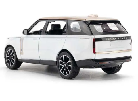 Automachetă Land Rover Range Rover Sport din Metal, 1:24, Funcție Pull-Back, Uși, Capotă și Portbagaj Deschizătoare, Lumină și Sunet, 22cm [1]