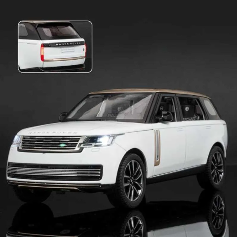Automachetă Land Rover Range Rover Sport din Metal, 1:24, Funcție Pull-Back, Uși, Capotă și Portbagaj Deschizătoare, Lumină și Sunet, 22cm [2]