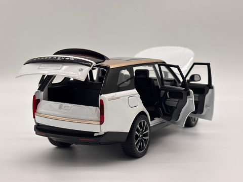 Automachetă Land Rover Range Rover Sport din Metal, 1:24, Funcție Pull-Back, Uși, Capotă și Portbagaj Deschizătoare, Lumină și Sunet, 22cm [16]