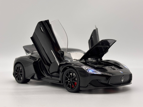 Automachetă Maserati MC20 Decapotabilă, 21 cm, Funcție Pull-Back, Uși, Capotă și Portbagaj Deschizătoare, Sunete și Lumină Realistă [9]