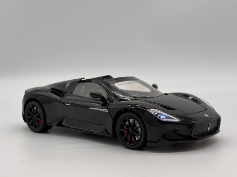 Automachetă Maserati MC20 Decapotabilă, 21 cm, Funcție Pull-Back, Uși, Capotă și Portbagaj Deschizătoare, Sunete și Lumină Realistă [13]