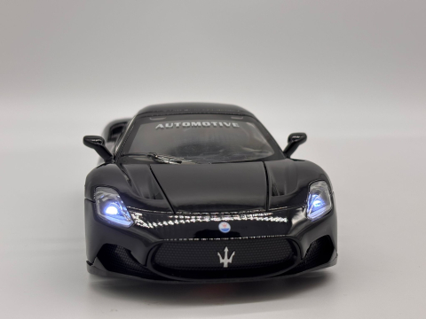 Automachetă Maserati MC20 Decapotabilă, 21 cm, Funcție Pull-Back, Uși, Capotă și Portbagaj Deschizătoare, Sunete și Lumină Realistă [18]