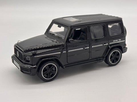 Automachetă Mercedes G-Class din Metal, 1:32, Funcție Pull-Back, Uși și Portbagaj Deschizătoare, Faruri Funcționale, 16 cm [8]