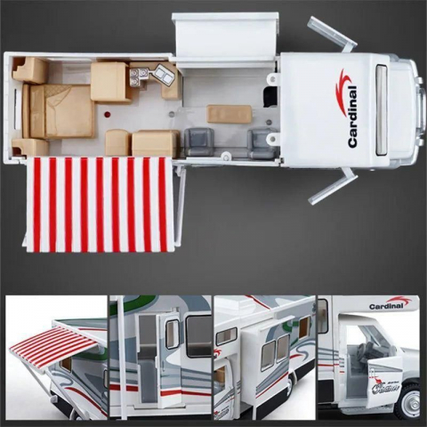Autorulota, Cu Mobilier Detasabil, Usi care se Deschid, Sunete si Lumini, Functie Pull-Back [2]