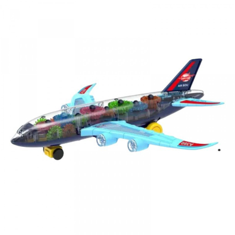 Avion de Jucarie 3D, Transparent si Interactiv [0]