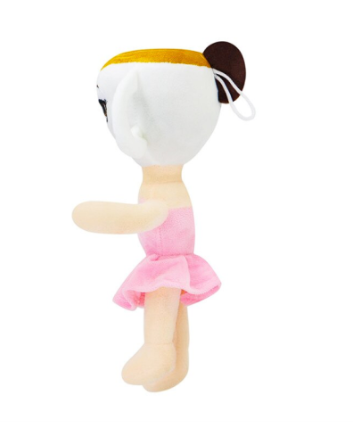 Balerina Cappuccina din Plus, 30 cm, Roz, cu Agățătoare, Jucărie Moale pentru Copii, Italian Brainrot [1]