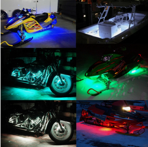 Banda LED Ambientala Auto, 6 Metri, Lumina Rece, Flexibila, Se Poate Taia, Kit Complet pentru Iluminare Interior [2]