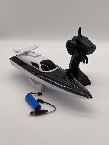 Salupa cu Telecomanda 2.4GHz – 34 cm, Viteză Variabilă, Funcții Complete, Baterie Reîncărcabilă 3.7V [8]