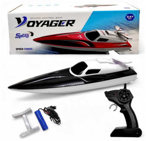 Salupa cu Telecomanda 2.4GHz – 34 cm, Viteză Variabilă, Funcții Complete, Baterie Reîncărcabilă 3.7V [1]