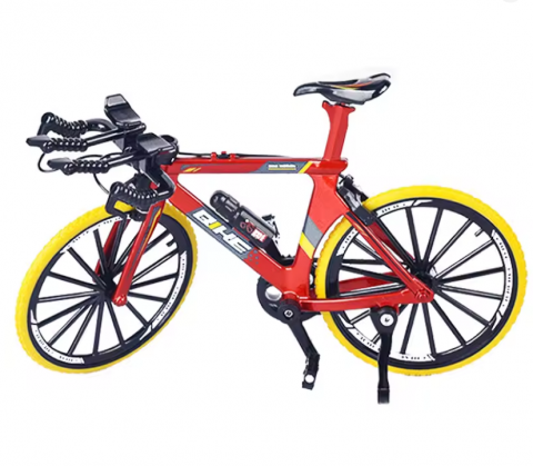 Bicicleta din Metal, Lant, Pedale si Roti Mobile, [8]