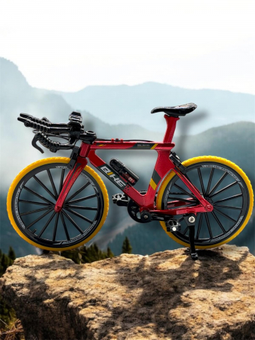 Jucarii interactive copii - Bicicleta din Metal, Lant, Pedale si Roti Mobile,