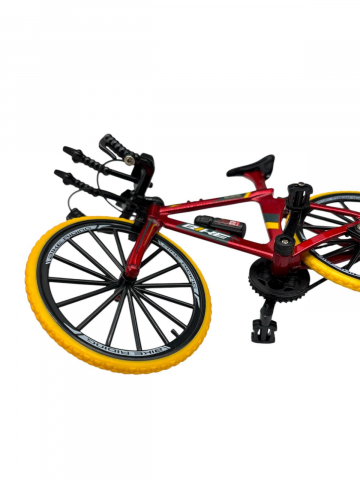 Bicicleta din Metal, Lant, Pedale si Roti Mobile, [3]