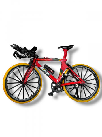 Bicicleta din Metal, Lant, Pedale si Roti Mobile, [2]