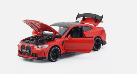 Automacheta BMW M4 Coupe G82, 15.5 cm, Pull-Back, Lumină, Sunet și Elemente Mobile (Uși, Portbagaj, Capotă) [4]