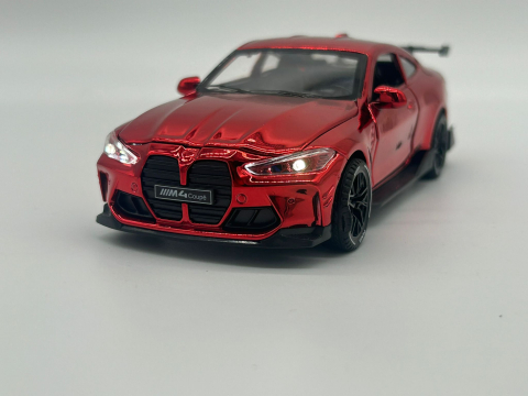 Automacheta BMW M4 Coupe G82, 15.5 cm, Pull-Back, Lumină, Sunet și Elemente Mobile (Uși, Portbagaj, Capotă) [5]