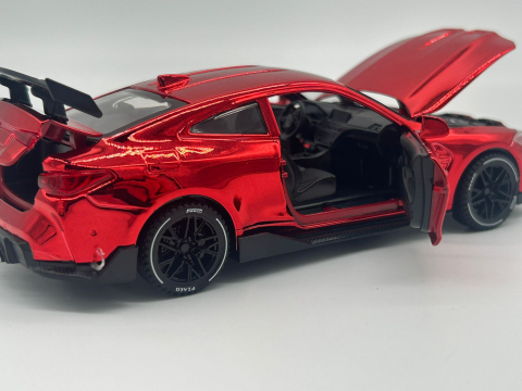 Automacheta BMW M4 Coupe G82, 15.5 cm, Pull-Back, Lumină, Sunet și Elemente Mobile (Uși, Portbagaj, Capotă) [6]