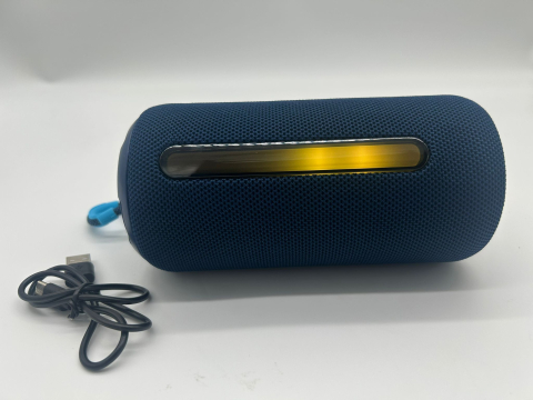 Boxă Portabilă Bluetooth cu Lumină RGB, Sunet Premium, 17 cm, Playtime 3h, Type-C, USB și TF [14]