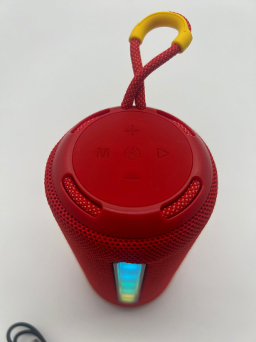 Boxă Portabilă Bluetooth cu Lumină RGB, Sunet Premium, 17 cm, Playtime 3h, Type-C, USB și TF [8]