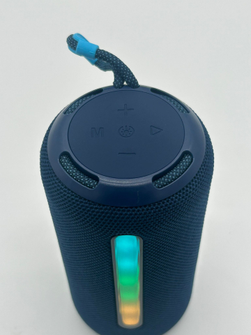 Boxă Portabilă Bluetooth cu Lumină RGB, Sunet Premium, 17 cm, Playtime 3h, Type-C, USB și TF [15]