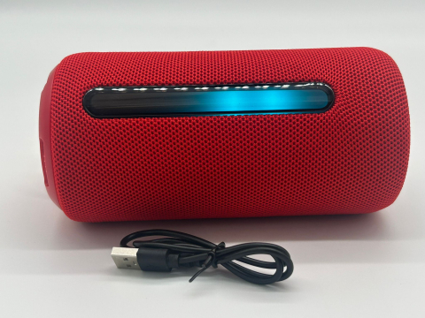 Boxă Portabilă Bluetooth cu Lumină RGB, Sunet Premium, 17 cm, Playtime 3h, Type-C, USB și TF [5]