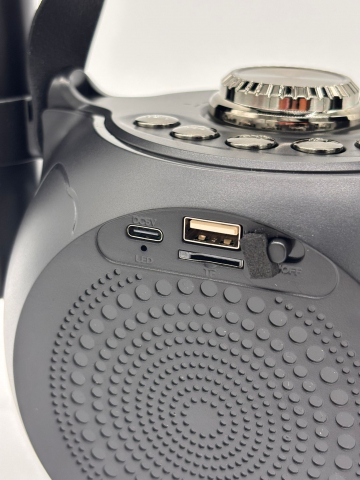 Boxă Karaoke cu 2 Microfoane Wireless, Lumini RGB, Bluetooth 5.4 – Calitate Audio Premium [8]