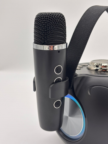 Boxă Karaoke cu 2 Microfoane Wireless, Lumini RGB, Bluetooth 5.4 – Calitate Audio Premium [6]