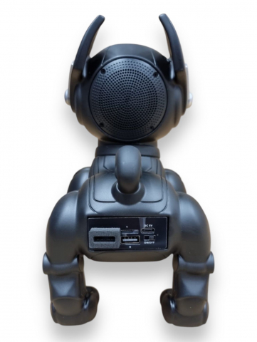 Boxa Portabila Catelus Robot, Calitate Audio Premium, cu Bluetooth, MP3, USB, Card TF, U Disk, Radio FM, HIFI Stereo - Negru [1]