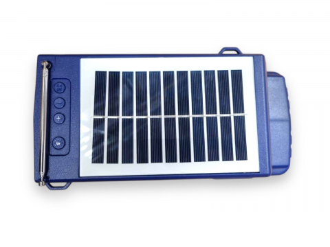 Boxa Portabila cu Panou Solar, Calitate Audio Premium, cu Bluetooth, MP3, USB, Card TF, U Disk, Radio FM, HIFI Stereo - Rosu [7]
