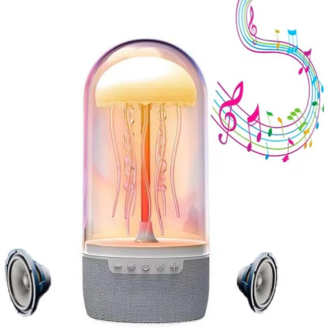 Boxă Portabilă Jellyfish S+. Bluetooth, Lumini Ambientale Colorate, TF Card & Audio Input [8]
