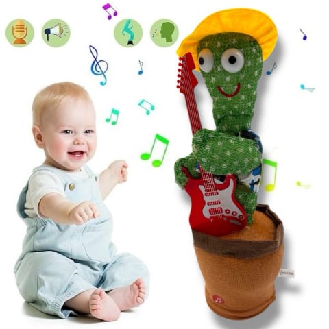 Jucarii interactive copii - Cactus Vorbitor si Dansator, Repeta dupa Tine, Canta si Danseaza