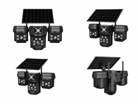 Cameră de Supraveghere Solară 4G 15MP cu 3 Camere, Panou Solar, Zoom 10X, Rotire 360°, Vedere Nocturnă, V380 Pro [6]