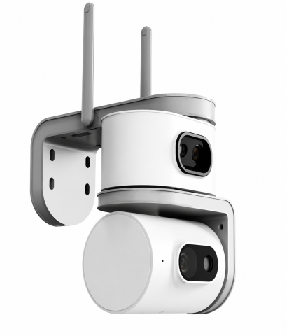 Cameră de Supraveghere WiFi 8MP cu 2 Lentile, Zoom 10X, Viziune Nocturnă, Detectare Mișcare, Audio Bidirecțional, V380 Pro [7]