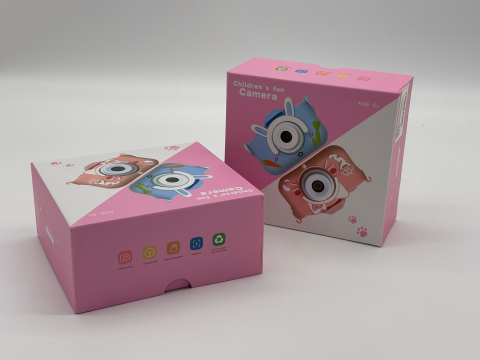 Cameră Foto Digitală pentru Copii, cu Husă Detasabilă, Suport Micro Card SD,Cablu USB și Agățătoare Tip Breloc, Jocuri Snake și Tetris, Funcție Selfie, Muzică și Fotografiere [10]