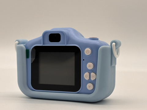 Cameră Foto Digitală pentru Copii, cu Husă Detasabilă, Suport Micro Card SD,Cablu USB și Agățătoare Tip Breloc, Jocuri Snake și Tetris, Funcție Selfie, Muzică și Fotografiere [13]