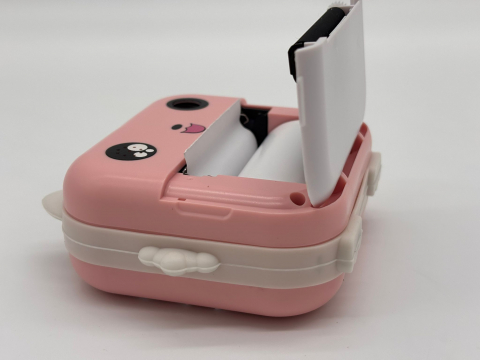 Camera Foto Digitala pentru Copii cu imprimare instant – Ecran HD, Filmare, Jocuri, Cablu Tip C, Curea și 3 Role incluse [7]