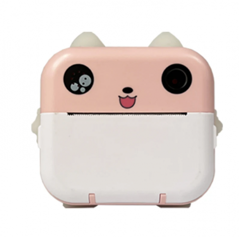 Camera Foto Digitala pentru Copii cu imprimare instant – Ecran HD, Filmare, Jocuri, Cablu Tip C, Curea și 3 Role incluse [8]