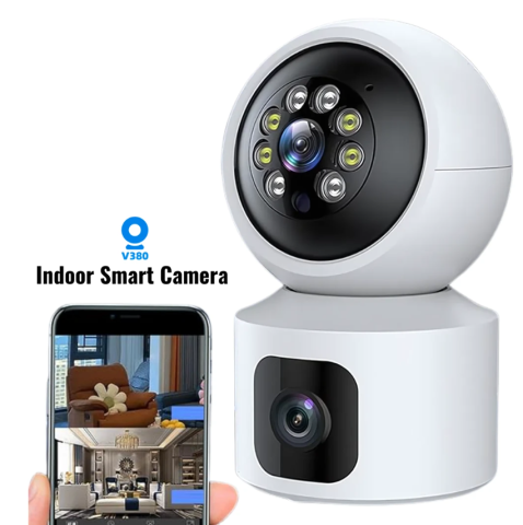 Camera de Supraveghere Smart, WiFi Wireless, C800 cu Pan/Tilt 360 Grade, 4MP, Utilizare Baby Monitor, Night Vision, Detectare Smart AI, Two-Way Audio, Alarmă Sonoră și Luminoasă, Control Vocal, Suport [3]