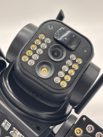 Camera Supraveghere 4G cu Panou Solar Tip Crocodil, 3 Camere rotative 720°, 15 MP (5 + 5 + 5MP), 8K UHD, Panou Solar Monocristalin, Viziune Nocturna, Detectare Umana, Zoom 10X Digital, Functie Audio B [8]