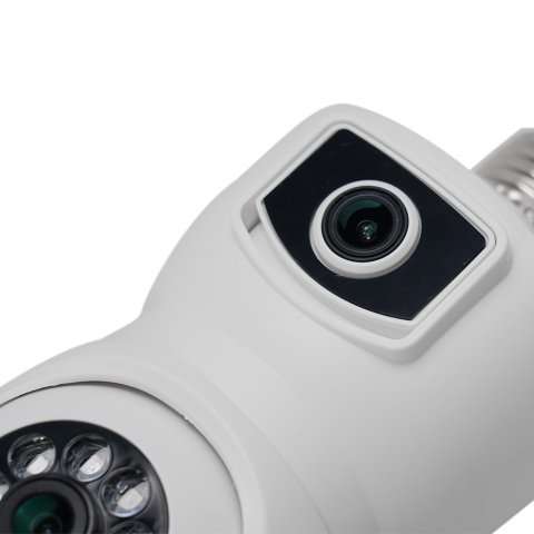 Cameră Supraveghere V380 Pro Smart, 2 Obiective, WiFi, 4MP, Vizualizare dublă, Infrarosu, Rotire 360° , Audio Bidirecțional, Control din Aplicatie ("V380 PRO" pe Magazin Play/App Store ) [15]