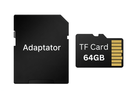 Carduri de Memorie - Card de Memorie MicroSD 64GB Linq Platinum Class 10 cu Adaptor SD, Viteza Mare pentru Telefon, Camera si Dispozitive Digitale