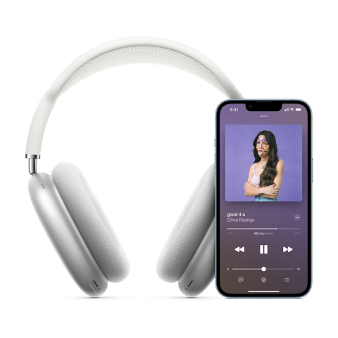 Casti Tip AirPods Max Wireless Over-Ear cu Bluetooth si Microfon, USB-C, Jack Inclus, Sunet Premium, Autonomie 6h, Husa Inclusa [7]