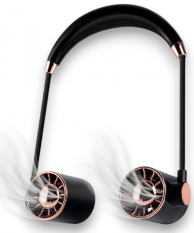 Ventilator Portabil Tip Cască – Răcire Eficientă 360°, 3 Viteze, Acumulator Inclus, Reglabil până la 65 cm [5]