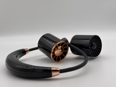 Ventilator Portabil Tip Cască – Răcire Eficientă 360°, 3 Viteze, Acumulator Inclus, Reglabil până la 65 cm [6]