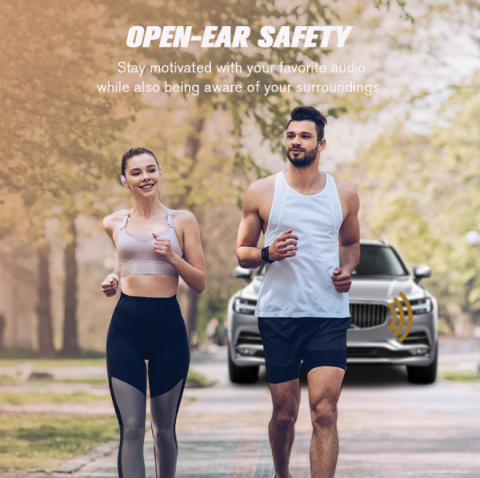 Căști Wireless Bluetooth 5.4 Sport, Rezistente la Apă și Transpirație, 22h Autonomie, Latență Scăzută, Microfon HD, Control Tactil [6]