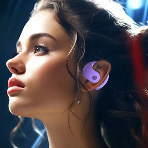 Căști Wireless Bluetooth 5.4 Sport, Rezistente la Apă și Transpirație, 22h Autonomie, Latență Scăzută, Microfon HD, Control Tactil [3]